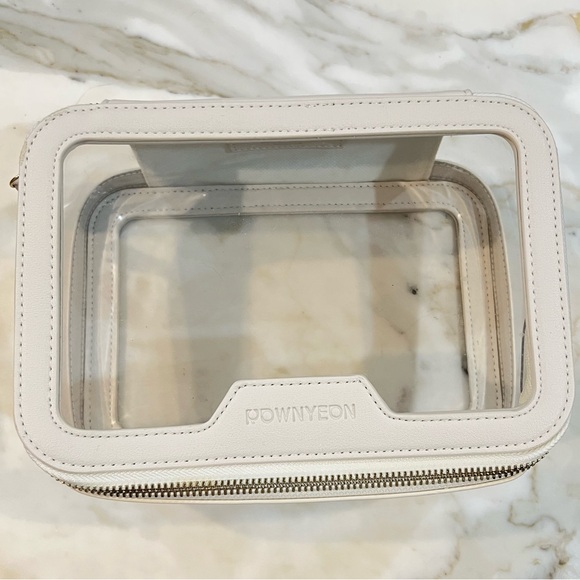 Clear Makeup Case Toiletry Bag Travel Makeup Case Cosmetic Organizer Transparent - Picture 7 of 10